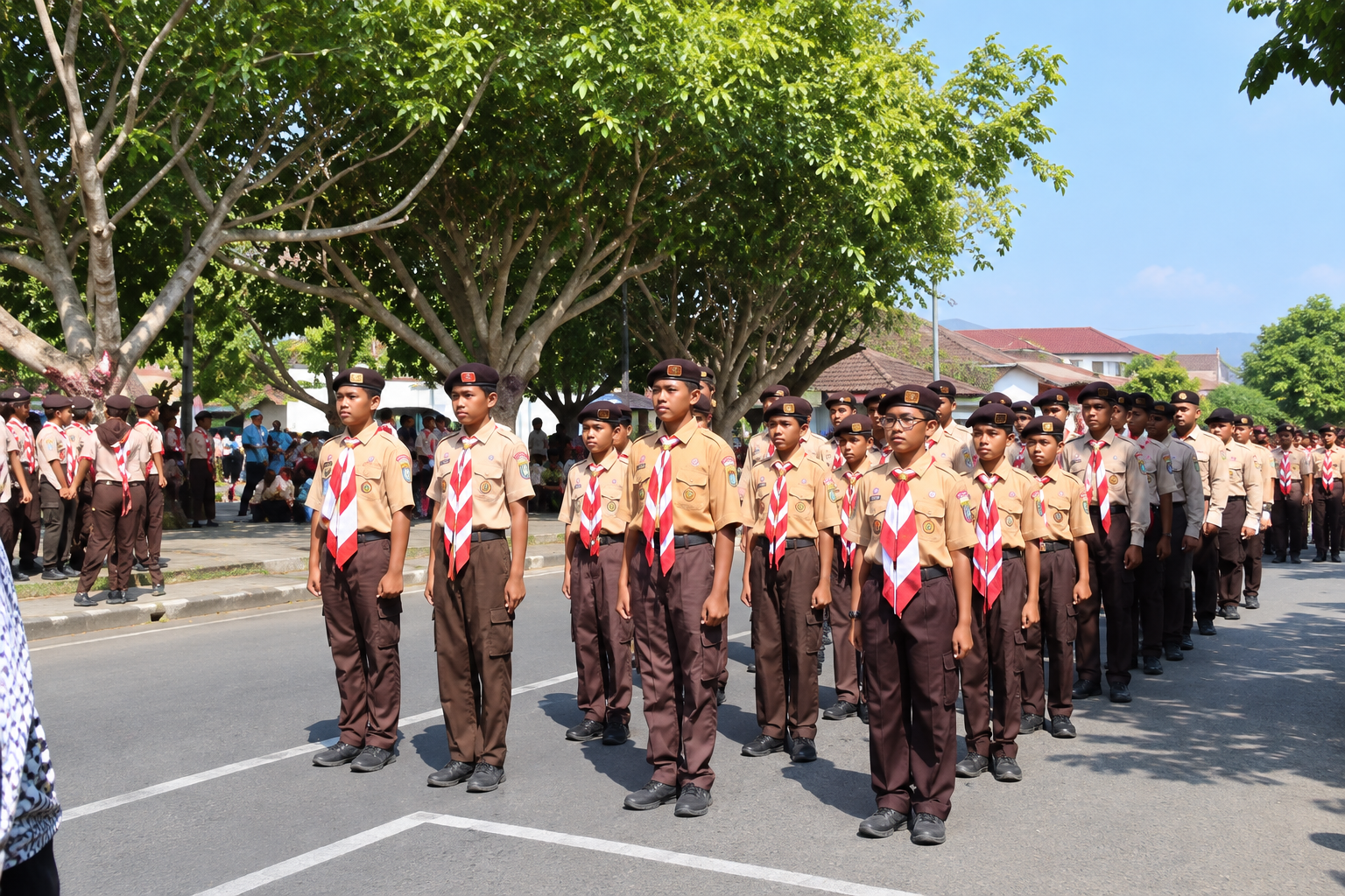 HUT Pramuka ke-65 Miftahussalam Kembali Raih Juara Gerak Jalan